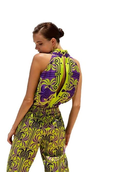 Twins multicolor patterned jumpsuit TWINS | dress | T4001 T4003CFANT